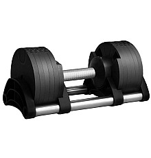 Гантелі набірні NUO Nuobell 2 х 20 кг, чорно-сірі