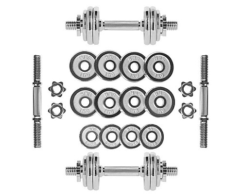 Гантелі розбірні в кейсі HMS STC15, 15 кг