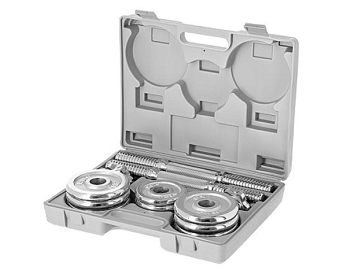 Гантелі розбірні в кейсі HMS STC15, 15 кг