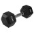 Гантель шестигранна HMS HEX PRO, 14 кг
