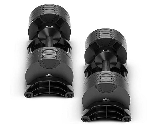 Гантелі набірні NUO Nuobell All Black 2 х 20 кг, чорні