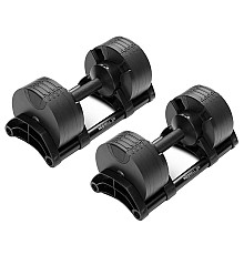 Гантелі набірні NUO Nuobell All Black 2 х 20 кг, чорні