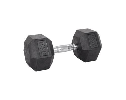 Гантель шестигранна inSPORTline Hexsteel 18 кг