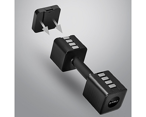 Гантелі розбірні HMS HL02 2 x 5 кг, чорні