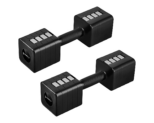 Гантелі розбірні HMS HL02 2 x 5 кг, чорні