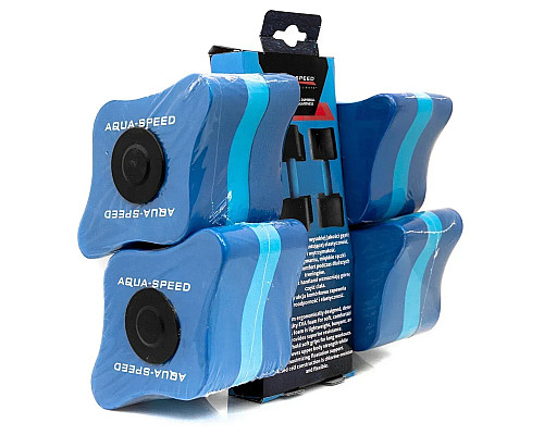 Гантелі для аквафітнесу Aqua Speed, 11 x 15 x 8 см, сині