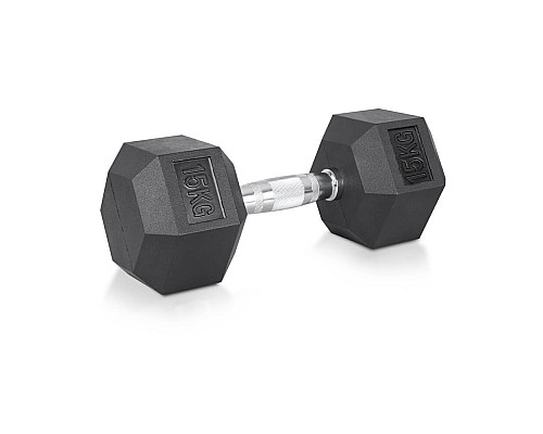 Гантель шестигранна inSPORTline Hexclusive 15 кг