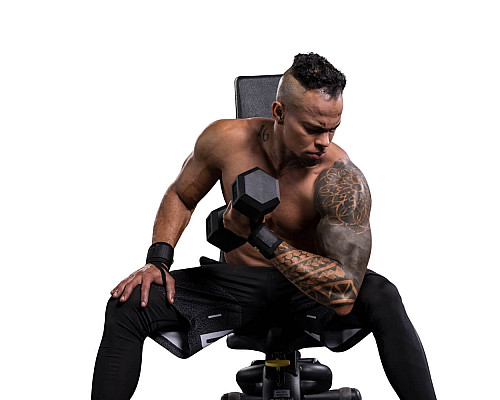 Гантель шестигранна inSPORTline Hexclusive 15 кг
