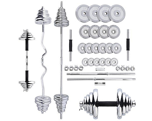 Гантелі розбірні в кейсі HMS STC55, 55 кг