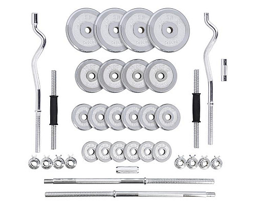 Гантелі розбірні в кейсі HMS STC55, 55 кг