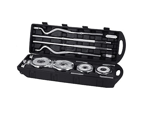 Гантелі розбірні в кейсі HMS STC55, 55 кг