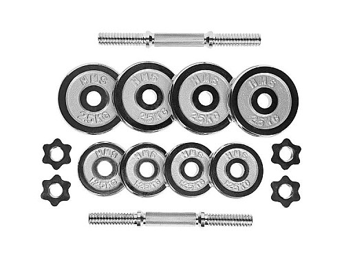 Гантелі розбірні у кейсі HMS STC20, 20 кг