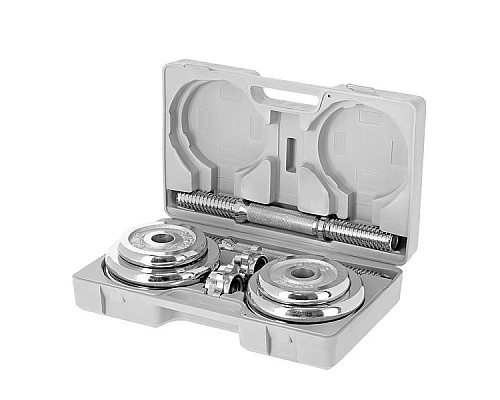 Гантелі розбірні у кейсі HMS STC20, 20 кг