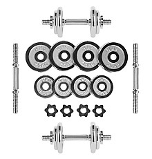 Гантелі розбірні у кейсі HMS STC20, 20 кг