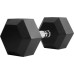 Гантель шестигранна прогумована Thorn+Fit Hex, 17,5 кг