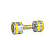  Гантель хромована inSPORTline Yellsteel 7 кг