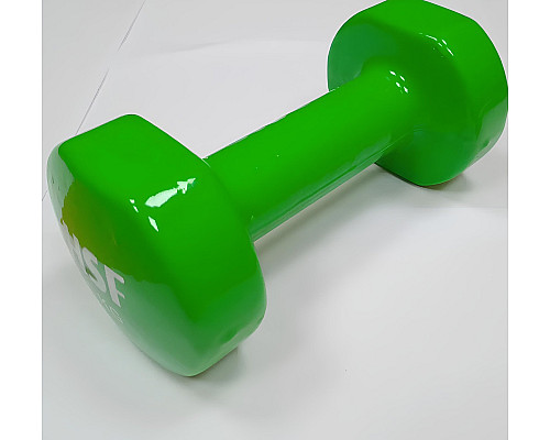 Гантель з вініловим покриттям HouseFit D086-5, 5 кг