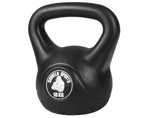 Гиря бітумна Gorilla Sports 18 кг