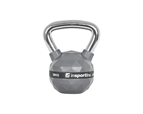 Гиря з гумовим покриттям inSPORTline Kettlebell PU 12 кг