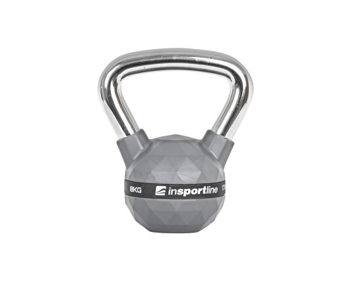 Гиря з гумовим покриттям inSPORTline Kettlebell PU 8 кг