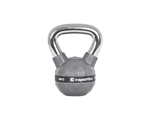 Гиря з гумовим покриттям inSPORTline Kettlebell PU 6 кг