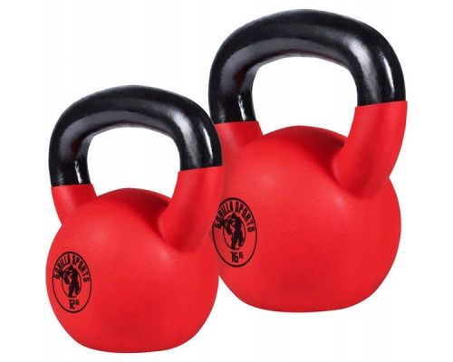 Гирі чавунні Gorilla Sports 12 кг, 16 кг