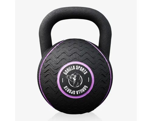 Гирі прогумовані Gorilla Sports 8 кг, 12кг, 16 кг