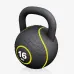 Гиря прогумована Gorilla Sports 16 кг, чорна