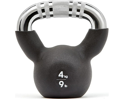 Гиря Adidas Kettlebell 4 кг, чорна