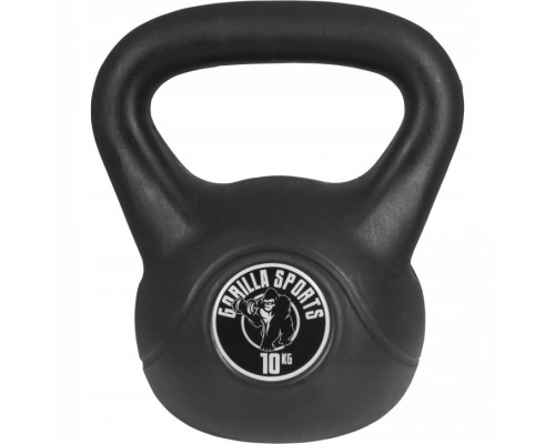 Гирі вінілові Gorilla Sports 8 кг, 10 кг, 12 кг