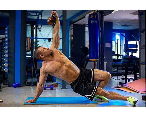 Гиря чавунна RN-SPORT 8 кг, коричнева