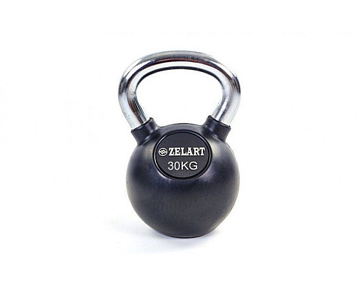 Гиря прогумована Zelart ТА-5162-30 30 кг