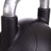 Гиря PU з хромованою ручкою Кросфіт Zelart TA-2681-12 12кг (MD2220-12) (PU, чорний)