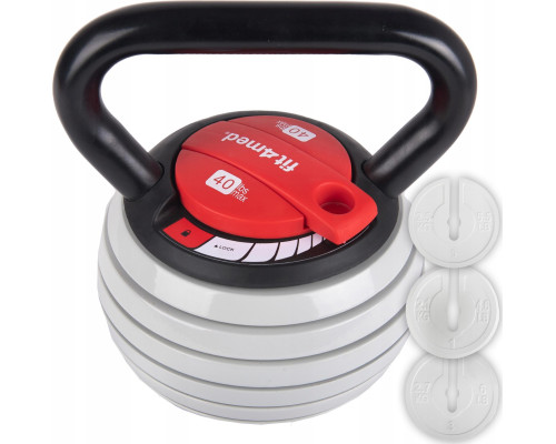 Гиря Fit4Med Kettlebell Ball чавунна, регульована 3,5-18,1