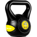 Гиря Movit Kettlebell Dumbbell - 4 кг, чорний / жовтий