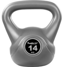 Гиря Movit Kettlebell Dumbbells сіра - 14 кг