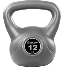 Гиря Movit Kettlebell Dumbbell сіра - 12 кг