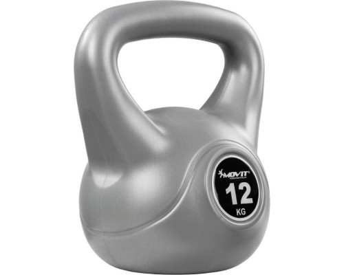 Гиря Movit Kettlebell Dumbbell сіра - 12 кг