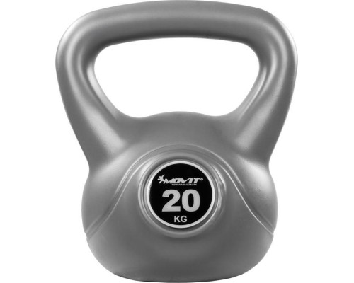 Гиря Movit Kettlebell Dumbbell сіра - 20 кг