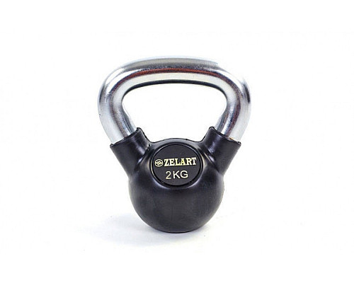 Гиря прогумована Zelart ТА-5162-2 2 кг
