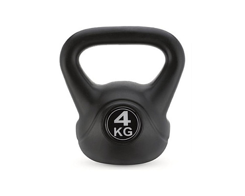 Гиря вінілова Gymtek 4 кг чорна Гиря вінілова Gymtek 4 кг чорна
