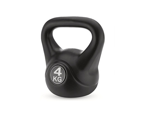 Гиря вінілова Gymtek 4 кг чорна Гиря вінілова Gymtek 4 кг чорна