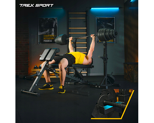 Стійки під штангу Trex Sport TX-090S регульовані Стійки під штангу Trex Sport TX-090S регульовані