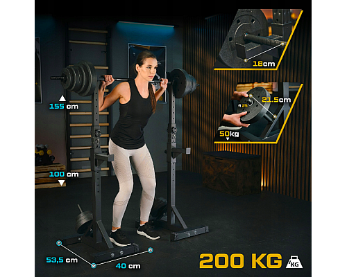 Стійки під штангу Trex Sport TX-090S регульовані Стійки під штангу Trex Sport TX-090S регульовані