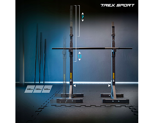 Стійки під штангу Trex Sport TX-090S регульовані Стійки під штангу Trex Sport TX-090S регульовані
