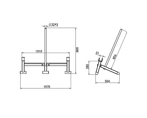 Стійка для штанги HMS STR44