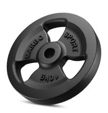 Диск металевий Tri Grips weight plate 10 кг with 31 мм bore - Marbo Sport