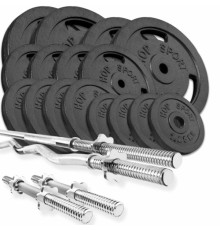 Набір зі штангами та гантелями Hop-Sport Strong 119 кг