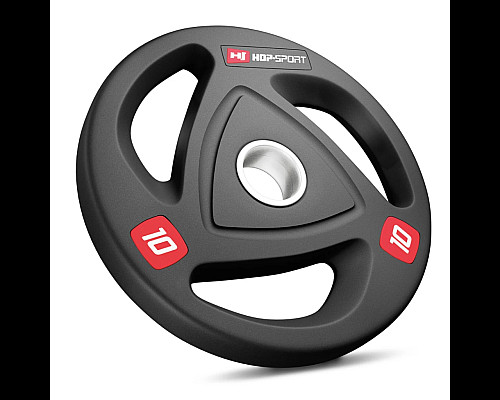 Набір олімпійський Hop-Sport PRO 50 кг з W-подібним грифом