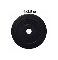 Сет з дисків ELITUM Х 10 кг ( 4х2,5 кг )